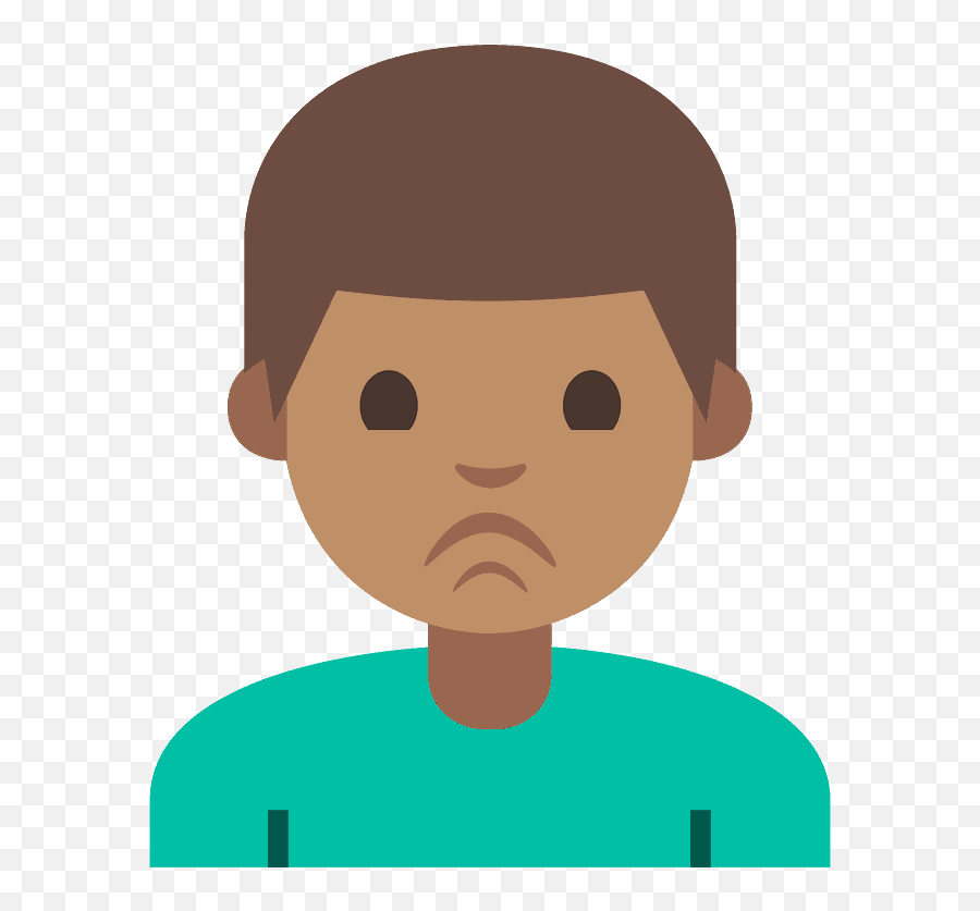 Man Pouting Emoji Clipart - Sabesp Park Butantan,Male Shrug Emoji