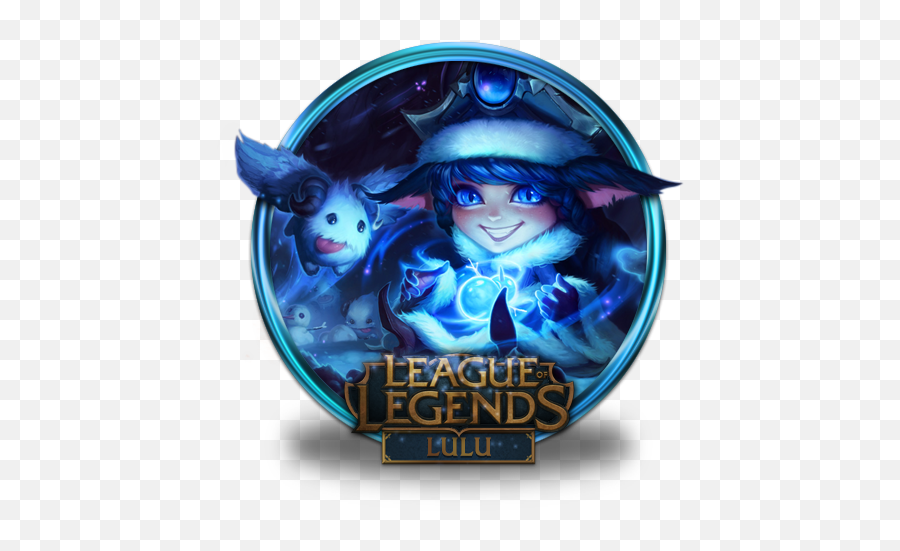 Lulu Icon League Of Legends Gold Border Iconset Fazie69 - Lulu League Of Legends Winter Emoji,League Of Legends Emoji