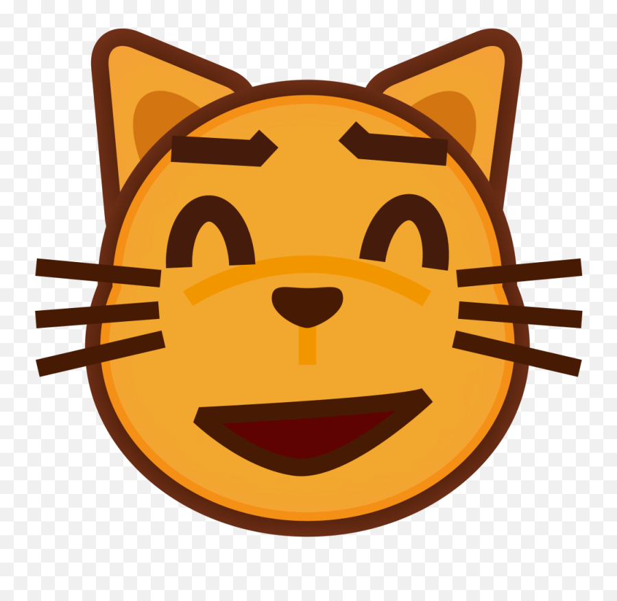 Phantom Open Emoji 1f63c - Cat With Mouth Open Cartoon,Cat Emoji