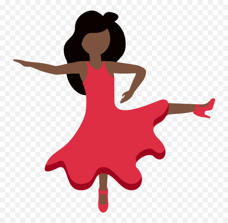 Woman Dancing Emoji Clipart - Dancing Girl Emoji Png,Girl Running Emoji