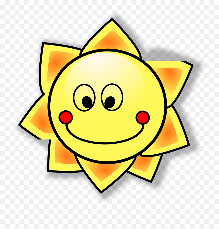 Sun Sunshine Sunlight Outdoor Warm - Sole Clipart Emoji,Sun Emoji