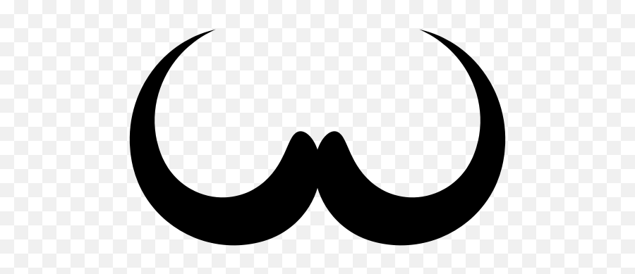 Mustache Silhouette Image - Clip Art Emoji,Pride Emoji Facebook