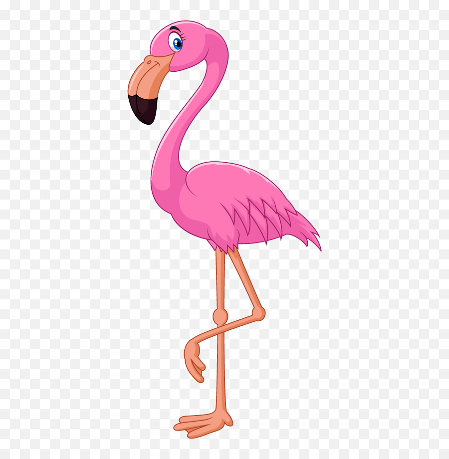 Flamingo Cartoon Clip Art - Transparent Background Flamingo Clipart Emoji,Flamingo Emoji