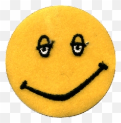 Emoji Yellow Happy Face Sticking Tongue Out Plastic Key - Sleepy Smiley