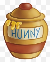 Honey Pot Clipart - Winnie The Pooh Hunny Pot Emoji,Honey Emoji