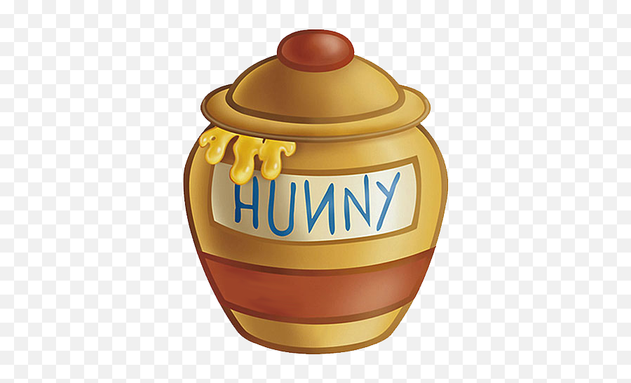 Honey Pot Clipart - Winnie The Pooh Hunny Pot Emoji,Honey Emoji
