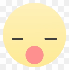 Antu Face - Circle Emoji,Yawn Emoticon