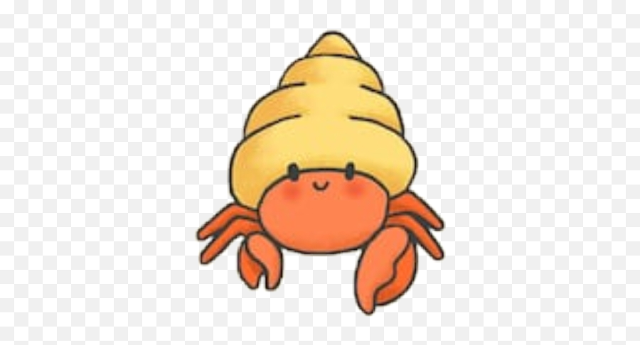 Challange Cute Crab Cartoon Happy - Cute Hermit Crab Drawing Emoji,Crab Emoji