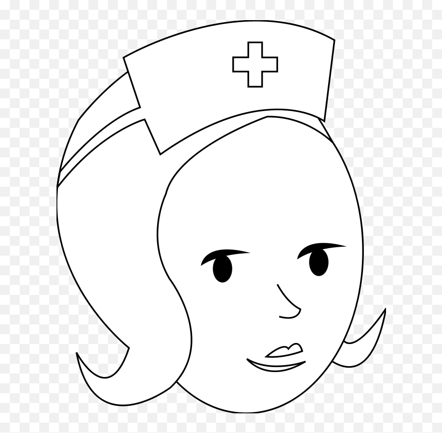 Nurse Notes Black And White Clipart - Nursing Emoji,Nurse Emojis