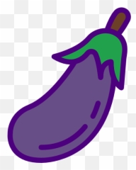 Picture - Clip Art Emoji,Eggplant Emoji Vector