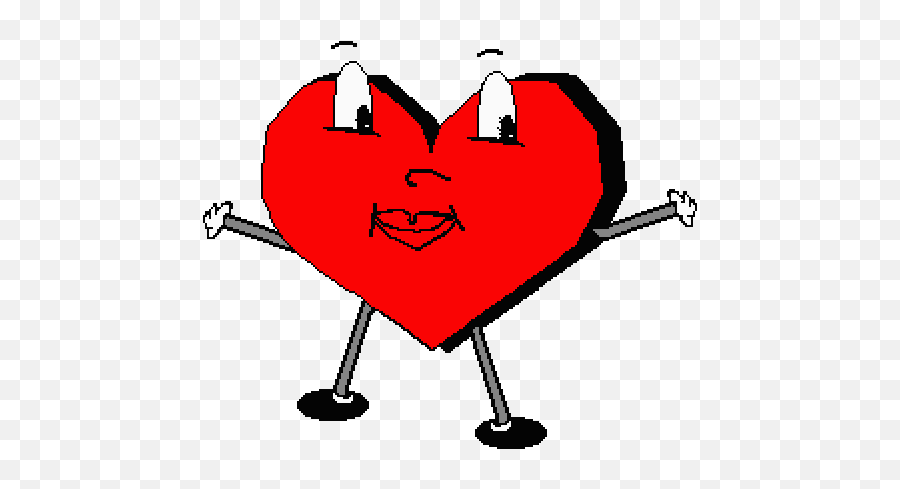 Free Dancing Heart Cliparts Download - Love Emoji,Emoji Salsa Dancer