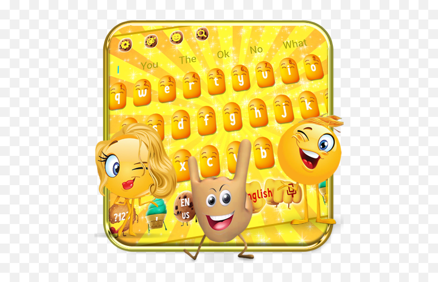 Cute Star Struck Emoji Keyboard App Free Download For - Smiley,Starstruck Emoji