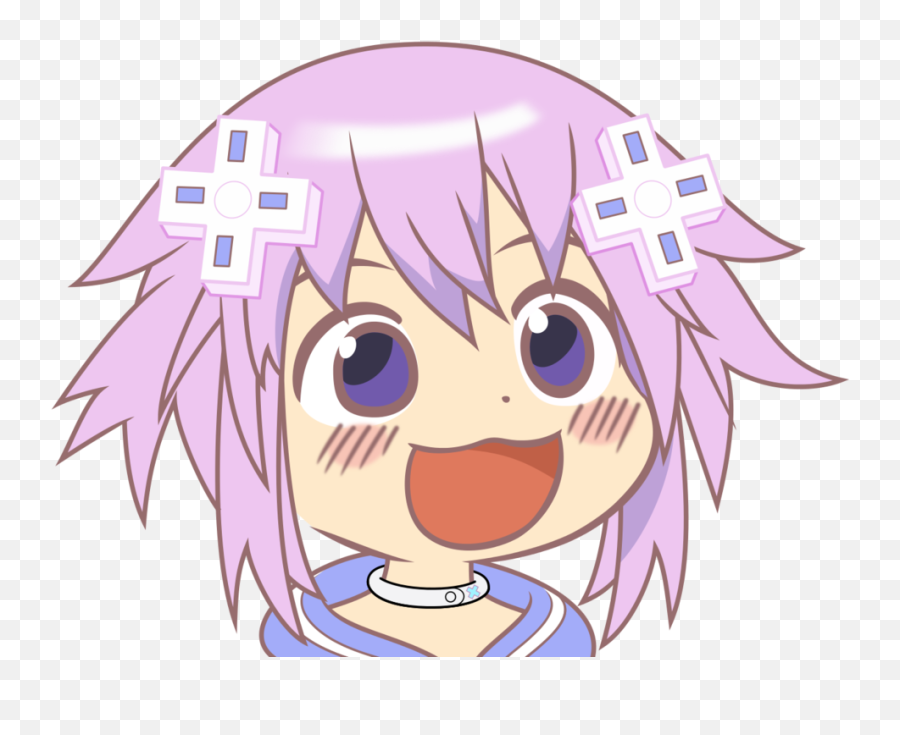 Nep Nep - Hyperdimension Neptunia Chibi Neptune Emoji,Neptune Emoji