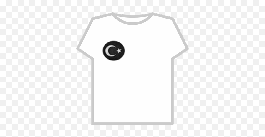 Qopo - T Shirt Roblox Logo Black Emoji,T??rk Bayra?? Emoji