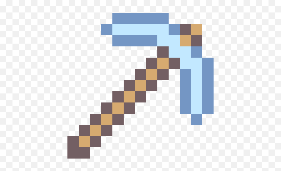 Minecraft Pickaxe Icon - Free Download Png And Vector Minecraft Pickaxe Png Emoji,Minecraft Emoji