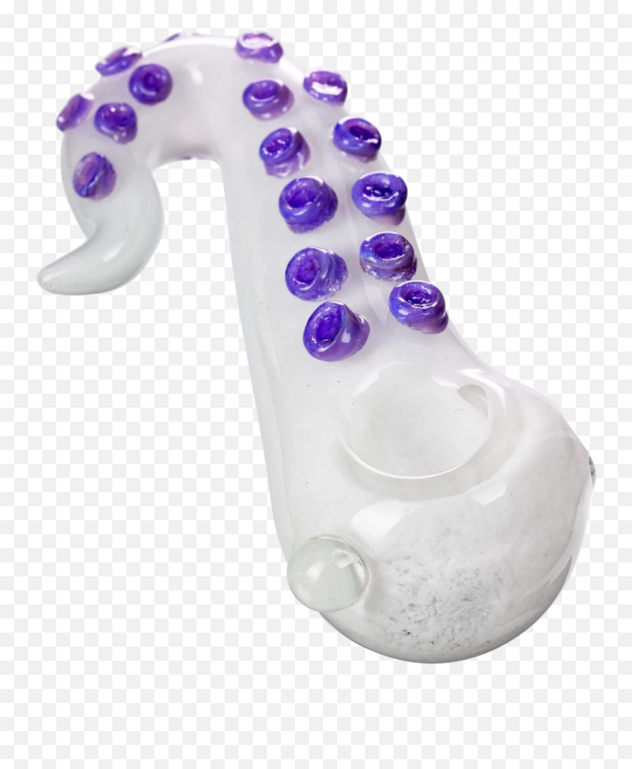 Glass Alien Tentacle Spoon Pipe - Seahorse Emoji,Tentacle Emoji