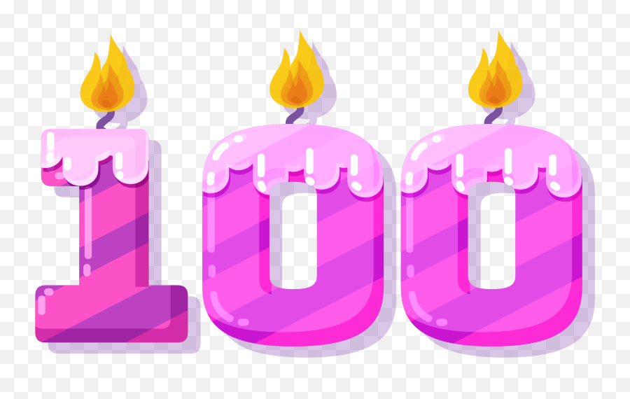Transparent Background 100 Clipart - 100 Number Png Emoji,100 Emoji Sign