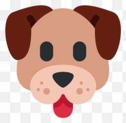Dog face emoji clipart Free download transparent PNG - Face Emoji