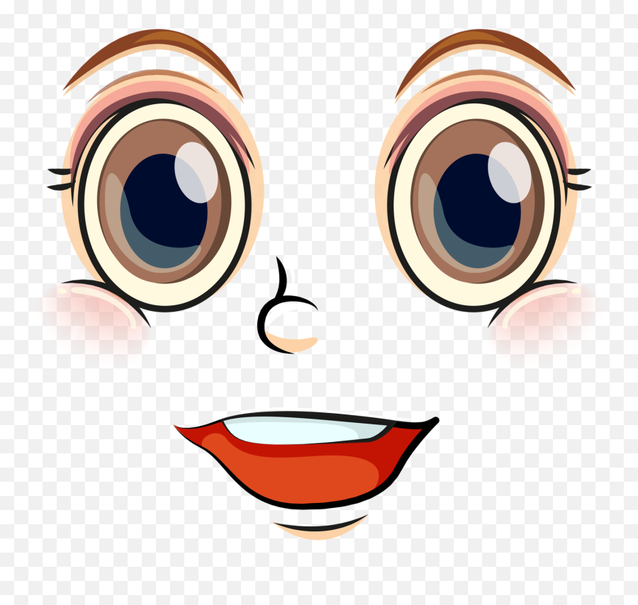 Photo From Album On Obrázky - Cartoon Eyes Nose Mouth Clipart Emoji,Eyeballs Emoji
