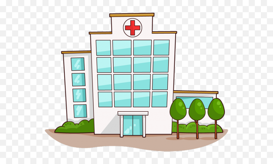 Free Hospital Clipart - Hospital Clipart Png Transparent Png Hospital Clipart Emoji,Hospital Emoji