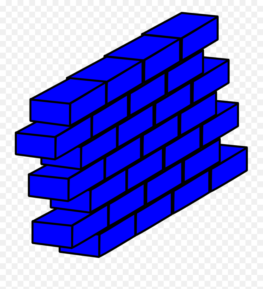 Bricks Blue Bright Colorful Walls - Brick Wall Clipart Emoji,Water Emojis