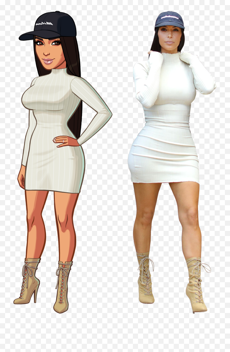 Hollywood - Girl Emoji,Kim K Emoji