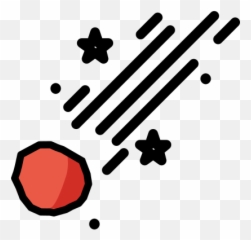 Comet - Clip Art Emoji,Comet Emoji