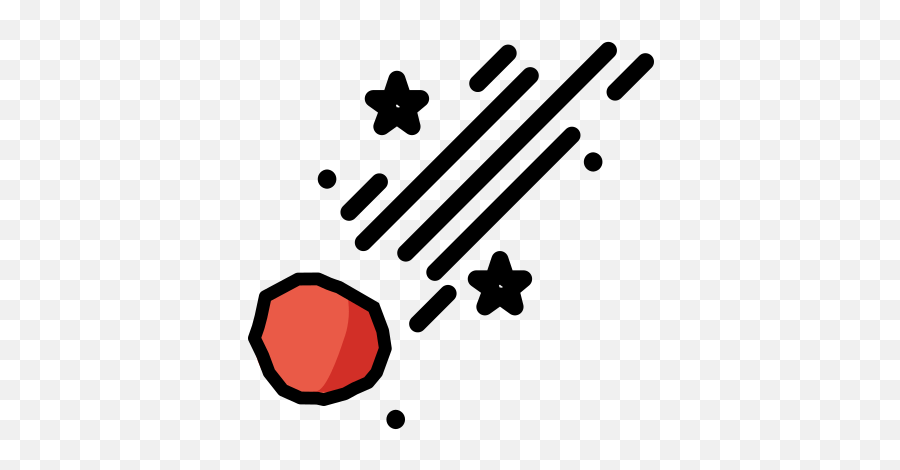 Comet - Clip Art Emoji,Comet Emoji