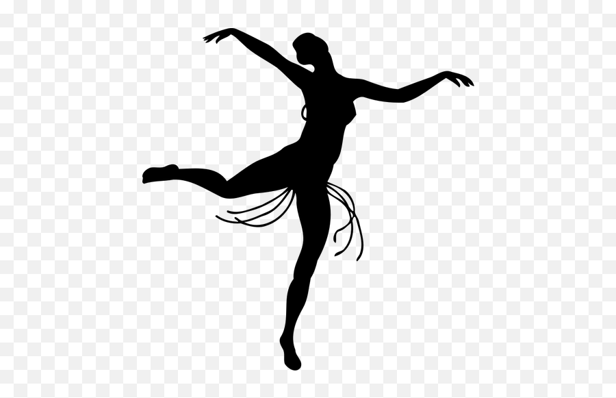 Dancer Silhouette Vector Image - Dance Silhouette Vector Png Emoji,Disco Ball Emoji