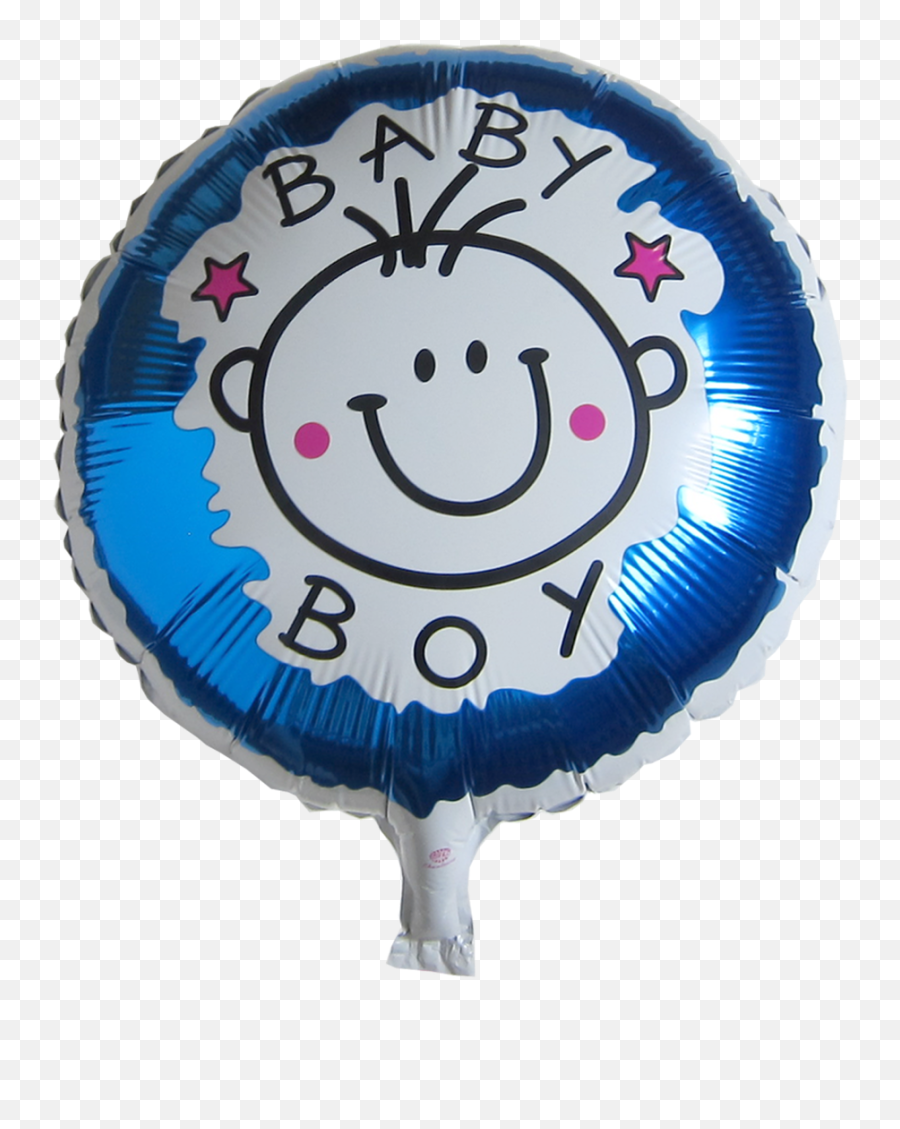 Round Baby Shower Mylar Balloon A - Its A Boy Balloons Foil Emoji,Shower Emoticon