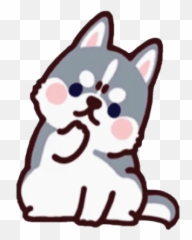 Husky Stickers For Whatsapp - Cartoon Emoji,Husky Emoji