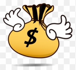 Money Bag Emoji For Facebook Email Sms - Money Bag Emoji With Wings,Money Bag Emoji