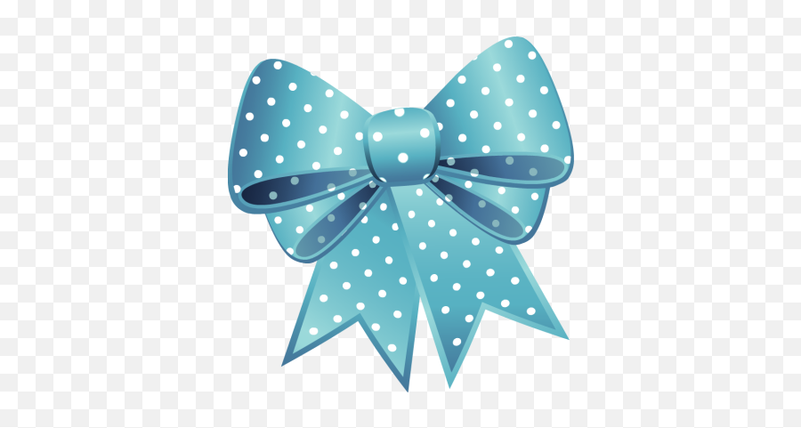 Turquoise Blue Ribbon Divider - Easter Bow Clipart Emoji,Emoji Hair Bows