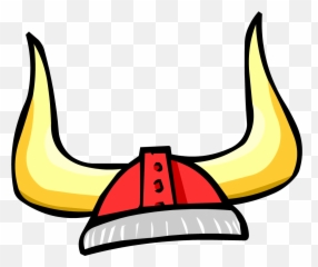 Head Item Club Penguin Wiki Fandom - Transparent Background Viking Helmet Clipart Emoji