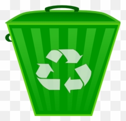 Free Garbage Can Cliparts Download Art - Recycling Trash Emoji