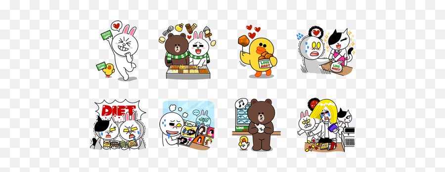 Welcome To The Line Prepaid Card Event - Line Characters On Go Emoji,Line App Emoji
