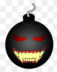 Evil Bomb Clipart - 500x500 Png Emoji