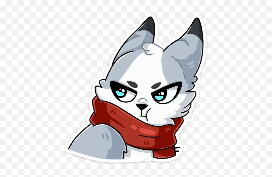 Polar Foxy Whatsapp Stickers - Stickers Cloud Emoji,Foxy Emoji