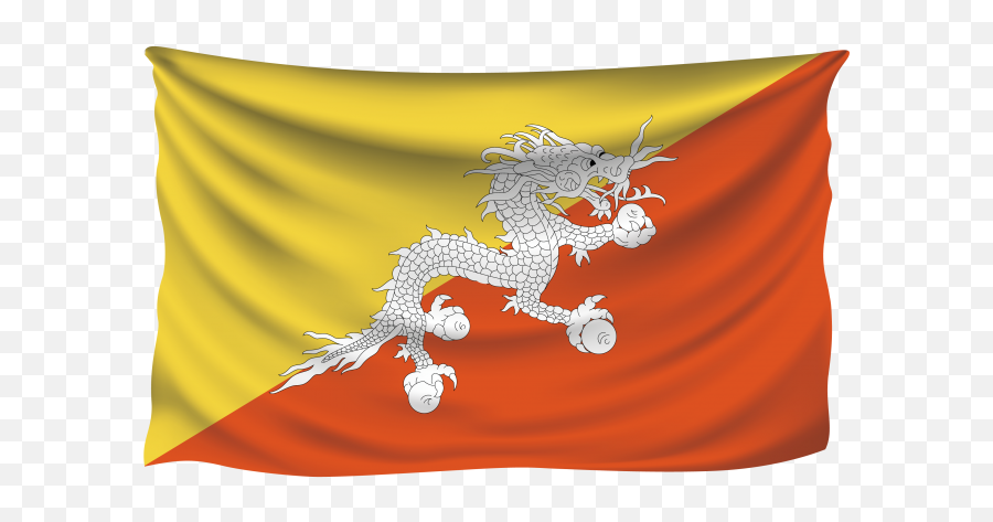 Bhutan Flag Png Transparent Image - Freepngdesigncom Ngultrum Flag Emoji,France Flag Emoji