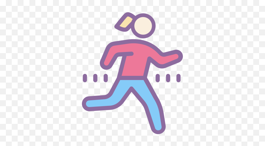 Girl Running Icon - Exercise Emoji,Girl Running Emoji