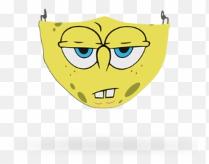 Custom Printed Face Coverings - Spongebob Happy Emoji