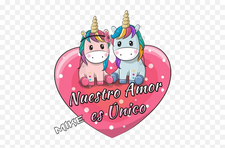Unicornios Amor Stickers For Whatsapp - Unicorn Emoji,Emoji De Amor
