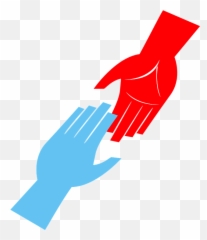 Reaching Out Helping - Hands Clip Art Emoji
