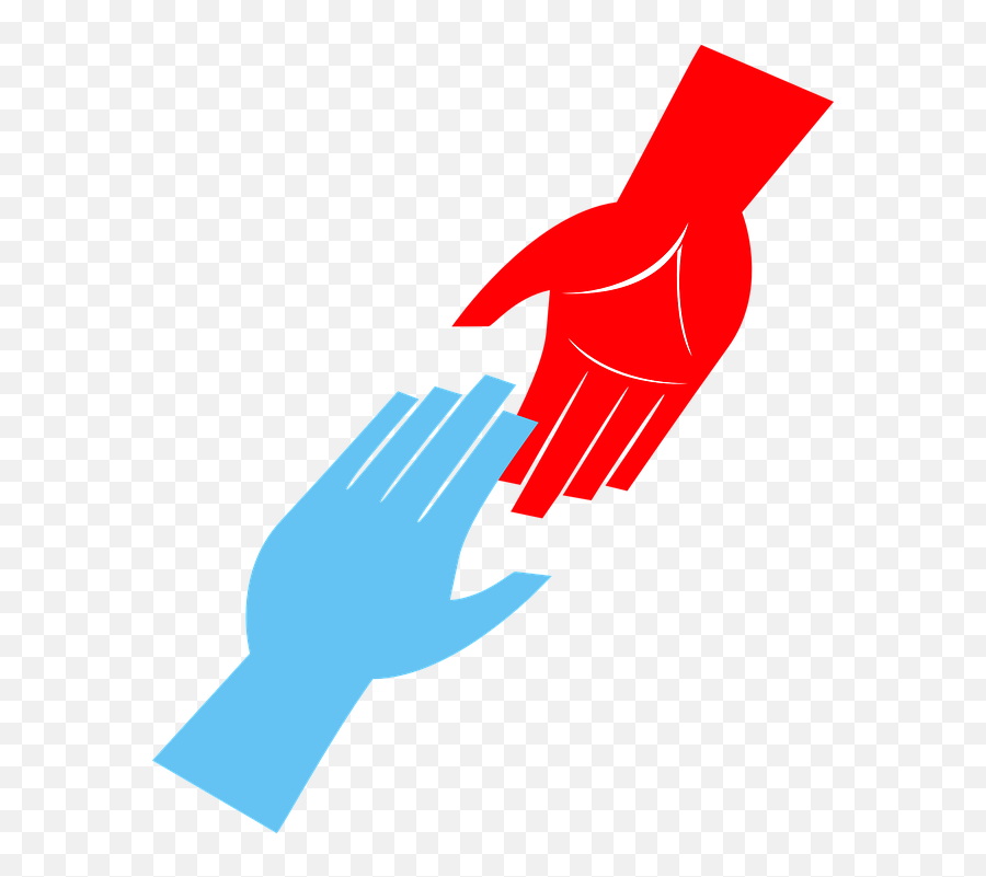Reaching Out Helping - Helping Hands Clip Art Emoji,Rock Out Emoji