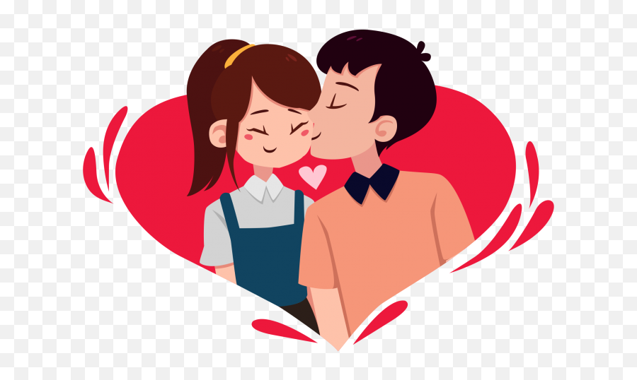 Hd Valentines Day Png Image Free Download - Couple Clipart Png Emoji,Valentines Emoji
