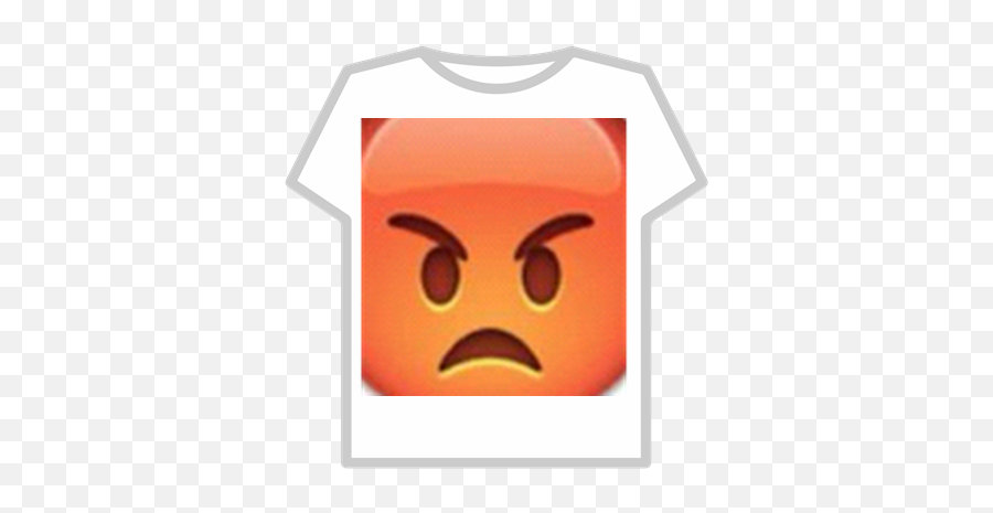 Angry Face Emoji - T Shirt Roblox Chucky,Goldfish Emoji