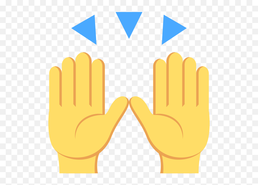 Emojione 1f64c - Raised Hands Emoji Vector,Thinking Emoji Meme