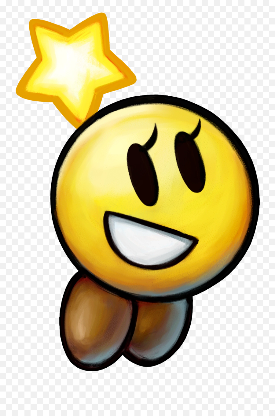 Dk Vine Forum Rubbish Video Game - Starlow Mario Emoji,I Dunno Emoticon