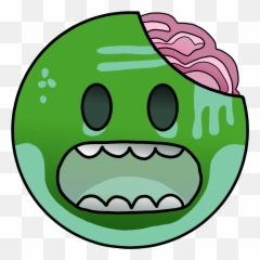 Zombie Glow Green Freetoedit - Clip Art Emoji,Zombie Emoticon
