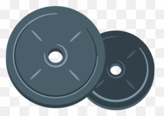 Weight Plate Png - Vector Of A Emoji